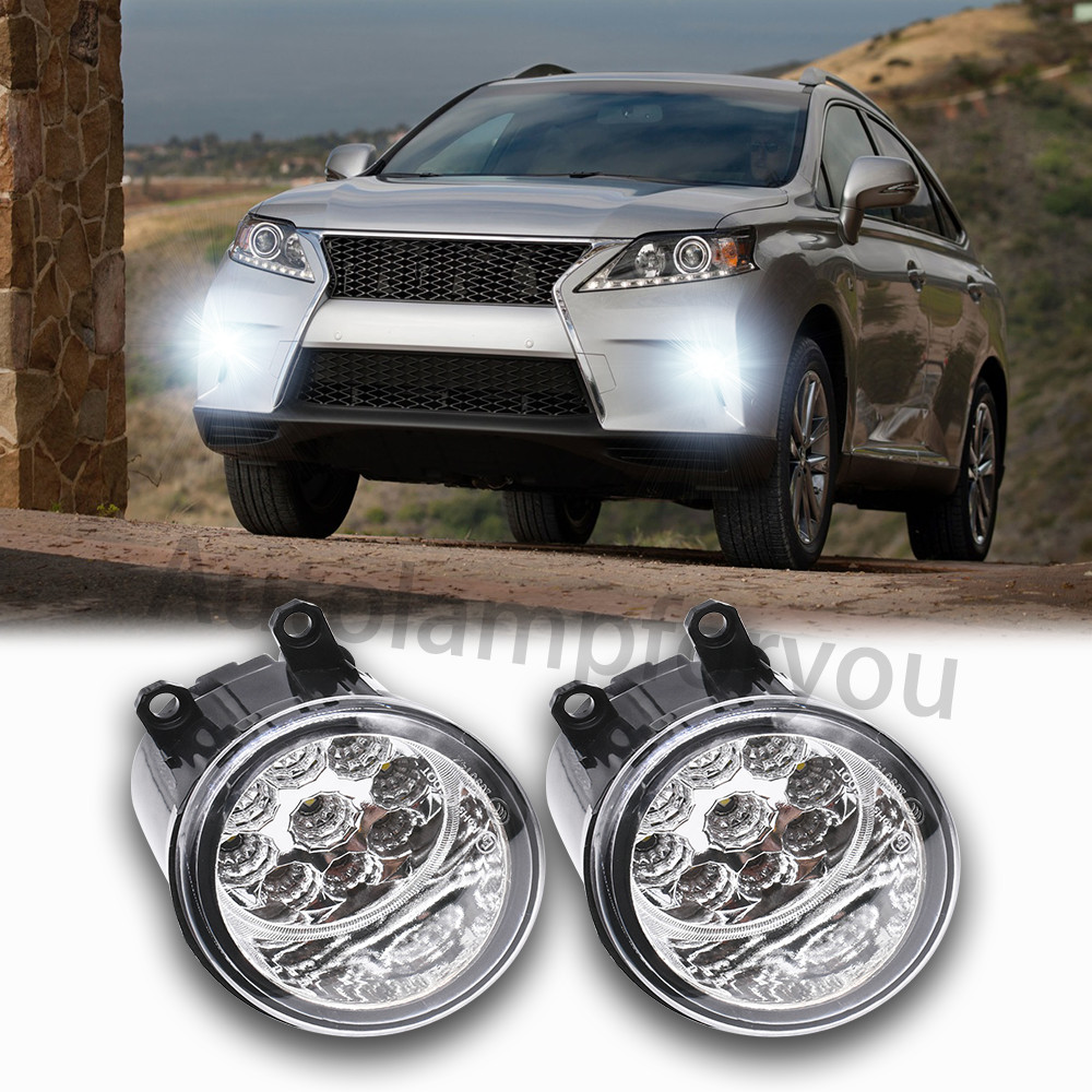 For LEXUS RX350 2010-2013 Factory Bumper Replacement Fog Lights Clear Lens