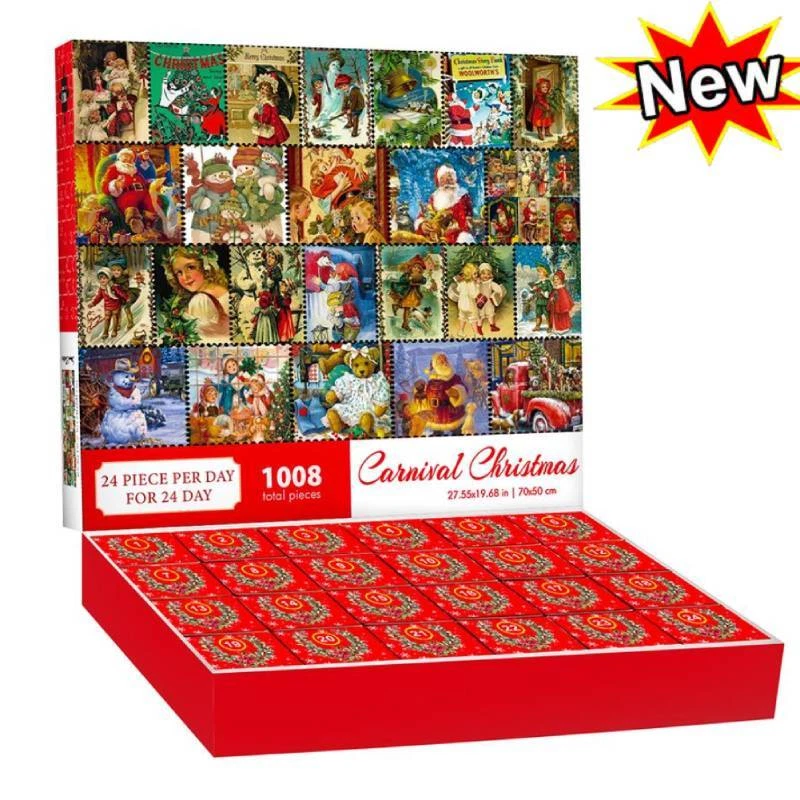 Christmas Advent Calendar Jigsaw Puzzle 1000Pcs -HOT | eBay
