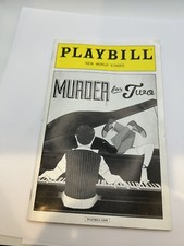 MURDER FOR TWO January 2014 Off-Broadway New World Stages Playbil BRETT RYBACK