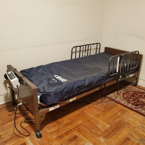 Medline Medical Semi Electric Homecare Hospital Bed With mattress and
