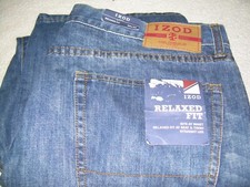Izod Jeans Relaxed Fit Size 40X30 (NEW)