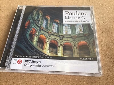 Poulenc Mass in G, 7 Chansons, Chanson Francaises, etc BBC Singers, Sofi Jeannin