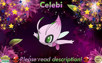  Shiny Celebi Jungle EVENT 6IV Pokémon Sword Shield  HOME + others ( Legal)