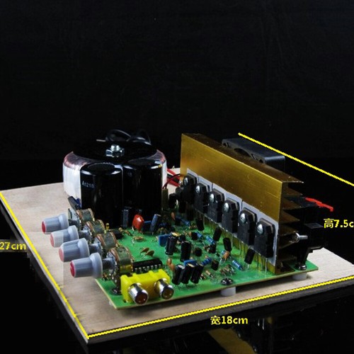 300W 2.1-Channel Ring Cow+Bluetooth Power Amplifier Board With Subwoofer Output - Picture 6 of 6