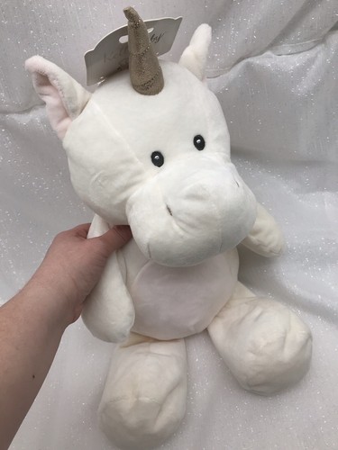 Kellytoy Kelly Baby Unicorn Plush Stuffed Rattle Lovey Toy Cream Pink 20" NEW - Imagen 9 de 12