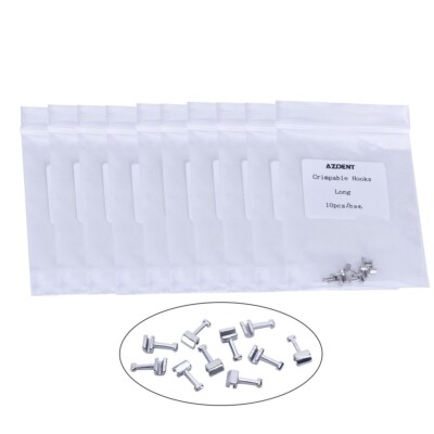 Gancho Prensado De Acero Inoxidable Para Ortodoncia, 10