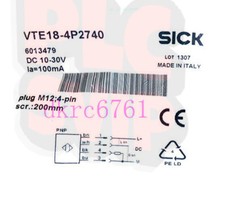 SICK photoelectric switch VTE18-4P2740 New 1PCS