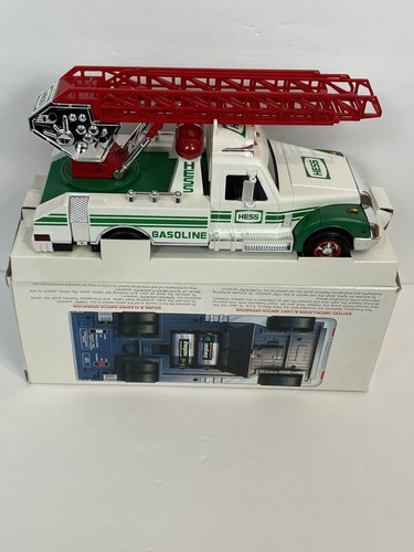 VINTAGE 1994 HESS TOY RESCUE TRUCK *NEW BOX* LADDER Collectible Advertising NIB - Picture 4 of 5