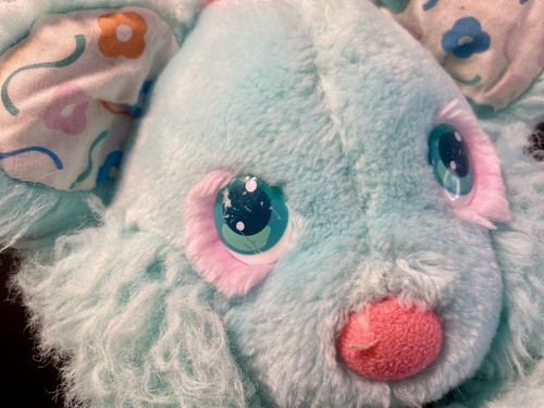 Peluche Brush A Loves 10" Teal Tuttie Cutie 1989 AmToy Peluche Vintage LEGGI - Foto 14 di 20