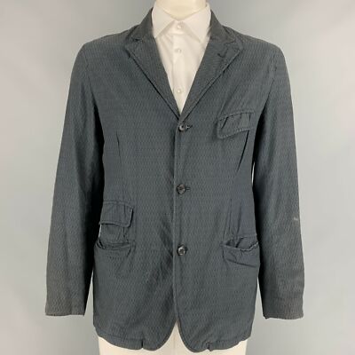 ENGINEERED GARMENTS Größe XL Dunkelgrau Rhombus Baumwolle Sport Mantel