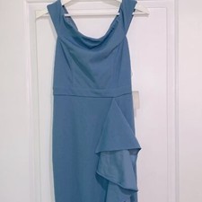 Lulus blue formal maxi dress size small new with tags
