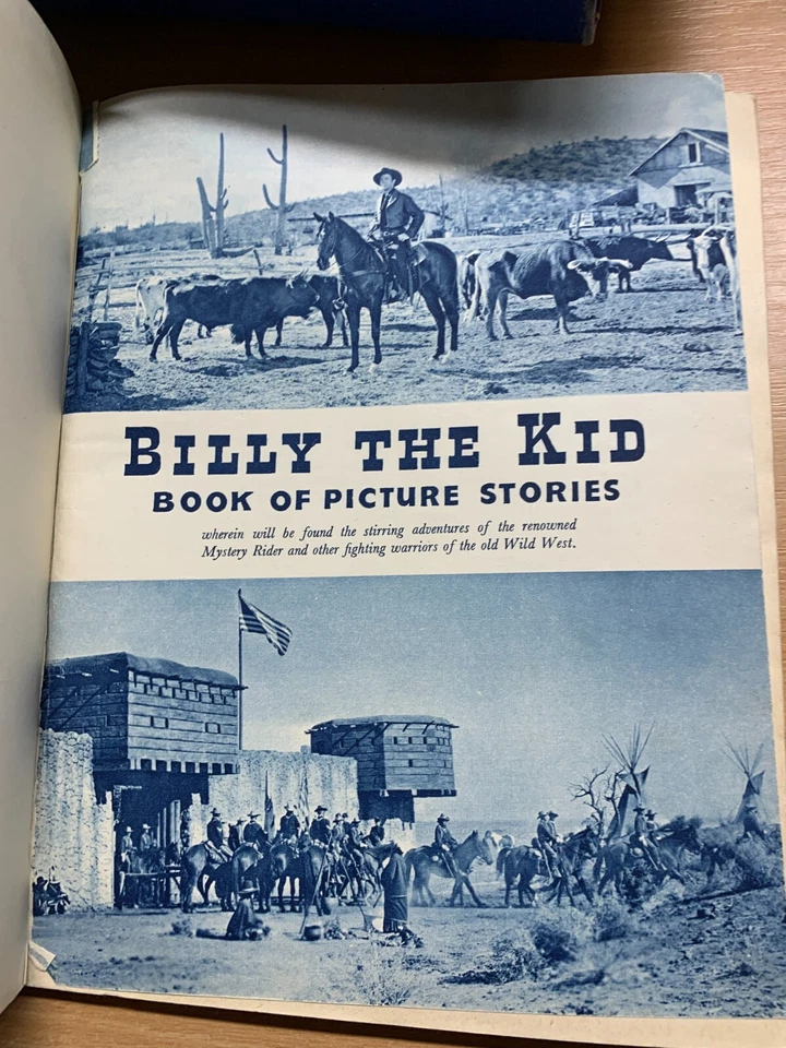 1958 "BILLY THE KID ANNUAL 1958" COWBOY FICTION ILLUSTRATED HARDBACK BOOK (P4) - Image 4 of 4