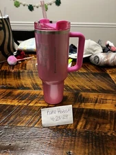 Winter Pink Starbucks x Stanley 40oz New
