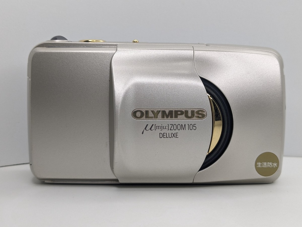As-is] Olympus μ mju Zoom 105 DELUXE 35mm Film Camera FOR PARTS OR