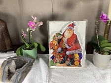 Vintage LILLIAN VERON DEADSTOCK Santa Christmas Cards+Envelopes NEW Set of 20