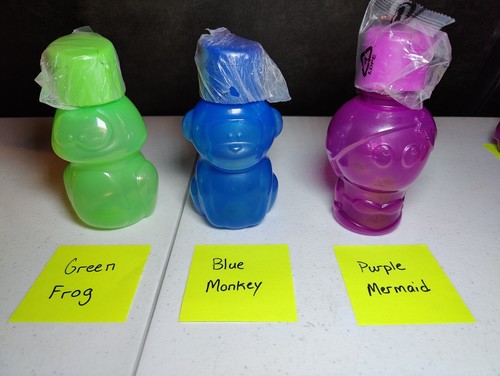 NUOVA bottiglia d'acqua Tupperware 12 oz/350 ml bambini eco + flip top USA diversi colori - Foto 7 di 10