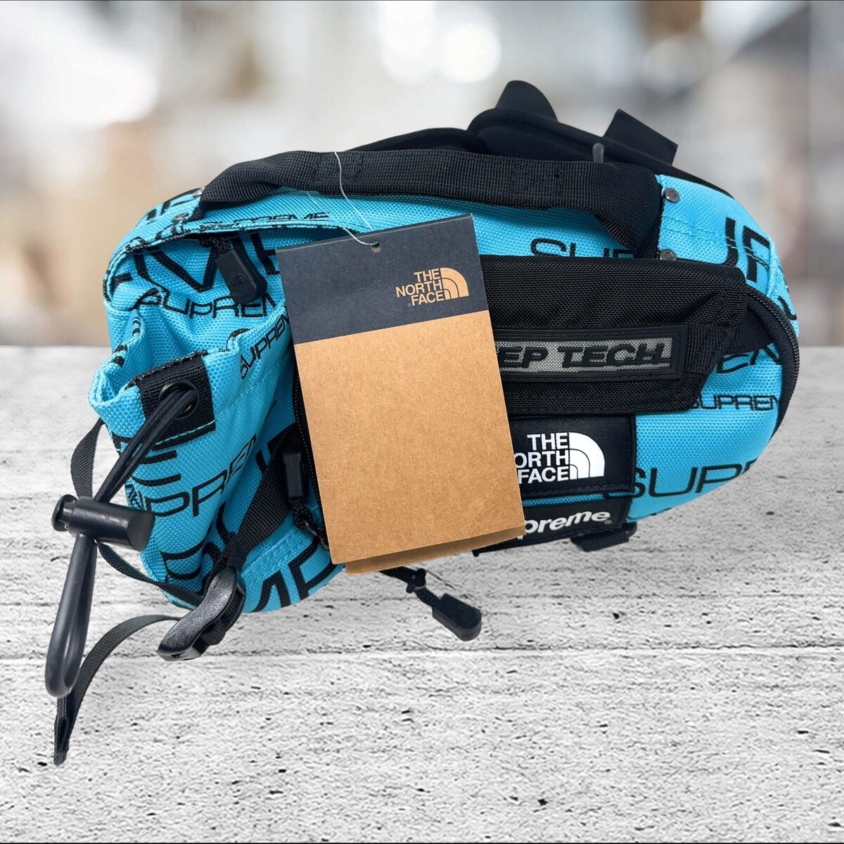 Supreme x The North Face Steep Tech Waistbag Fannypack Teal Supreme x The North Face Steep Tech Waistbag Fannypack Teal