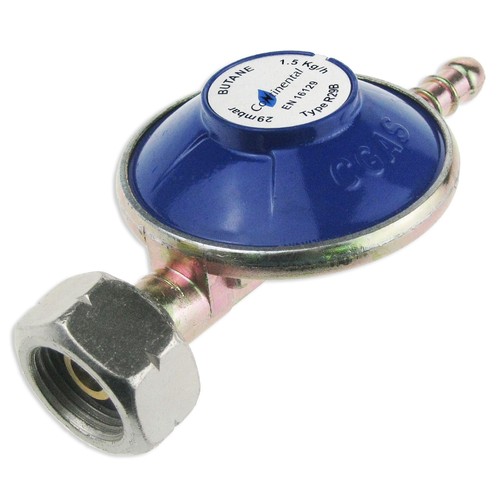 GAS BOTTLE PRESSURE REGULATOR 1m ORANGE HOSE 29mbar COOKER STOVE CAMPING CARAVAN - Picture 23 of 24