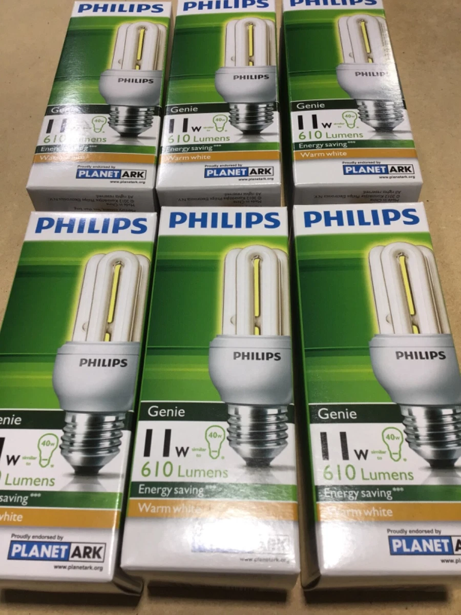 Philips Genie ENERGY SAVING LIGHT BULB 12 for 130 8000 hours