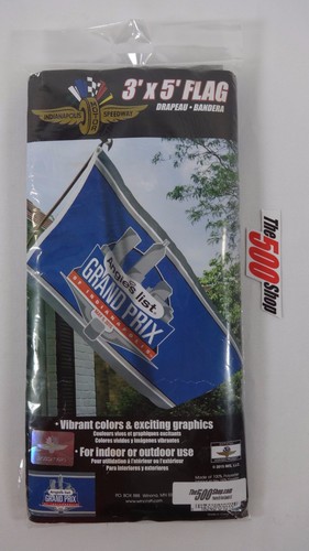 2015 Angies List Grand Prix Of Indianapolis Event Collector Flag Banners IndyCar - Picture 2 of 6