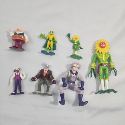 Vintage 1990s Bandai The Tick Figures Lot of 7
