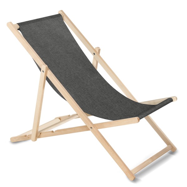 Silla de lounge de madera de haya en 5 colores, capacidad hasta 110kg