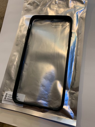 JETech mobile phone case - iPhone 7/8 plus - clear with black trim - Picture 3 of 3