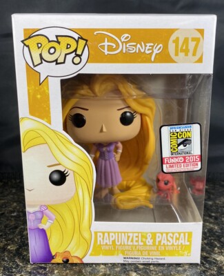FUNKO POP RAPUNZ & PASCAL DISNEY TANGLED OFFICIAL SDCC EXCLUSIVE LE VAULTED #147