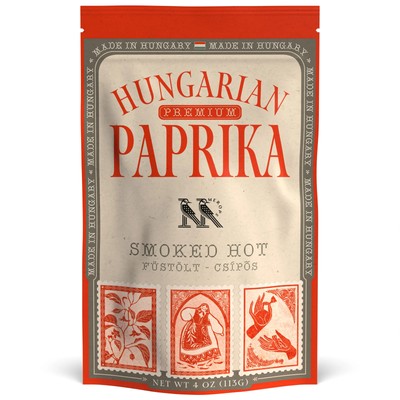 10x MEROPS  Premium Smoked Hot Hungarian Paprika Powder 113g / 4oz