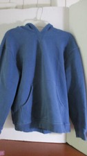 KIRKLAND Blue PULL OVER HOODIE SWEATSHIRT Women's Large