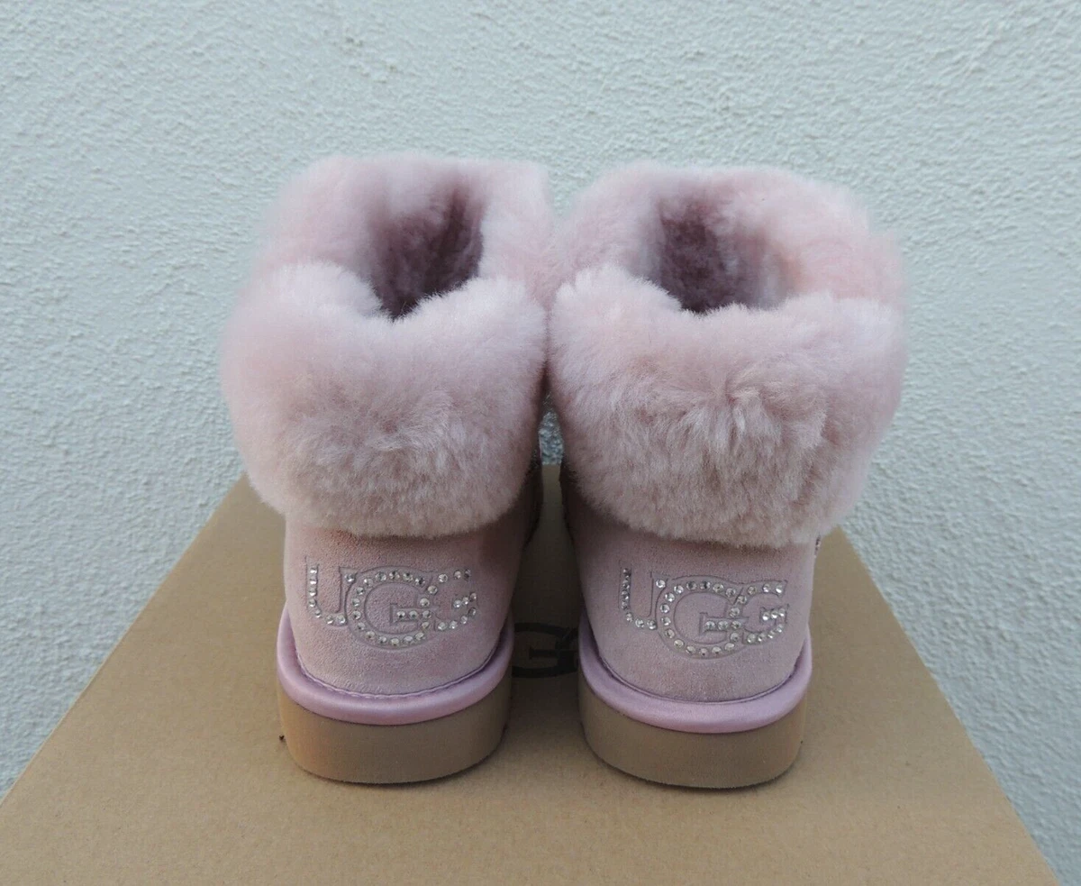 Pink fur shop ugg boots