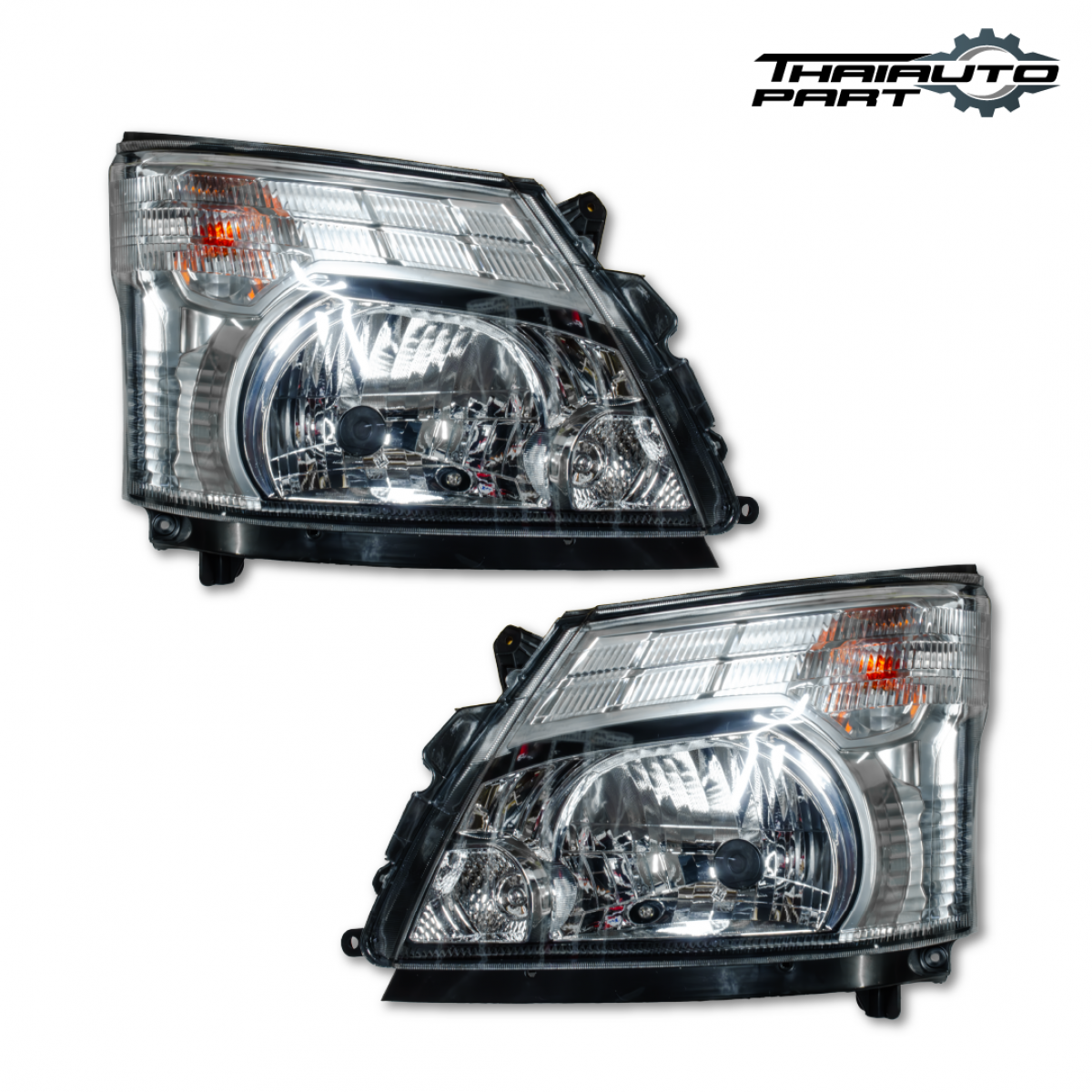 パーツ Hino truck front light Pair LR Head Lamp Front Light W/O Motor Fit Hino Dutro 300 Series