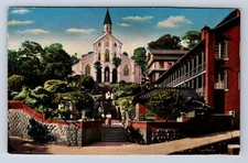  VINTAGE THE CHURCH OF MOMAN CATHORIE NAGASAKI JAPAN CHINA POSTCARD AE 