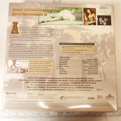 New LASERDISC Dolby Digital AC3 THE GREAT TRAIN ROBBERY letterbox