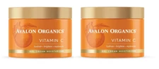 2 x Avalon Organics Gel Cream Moisturizer with Vitamin C, 1.7 Oz x 2 pack