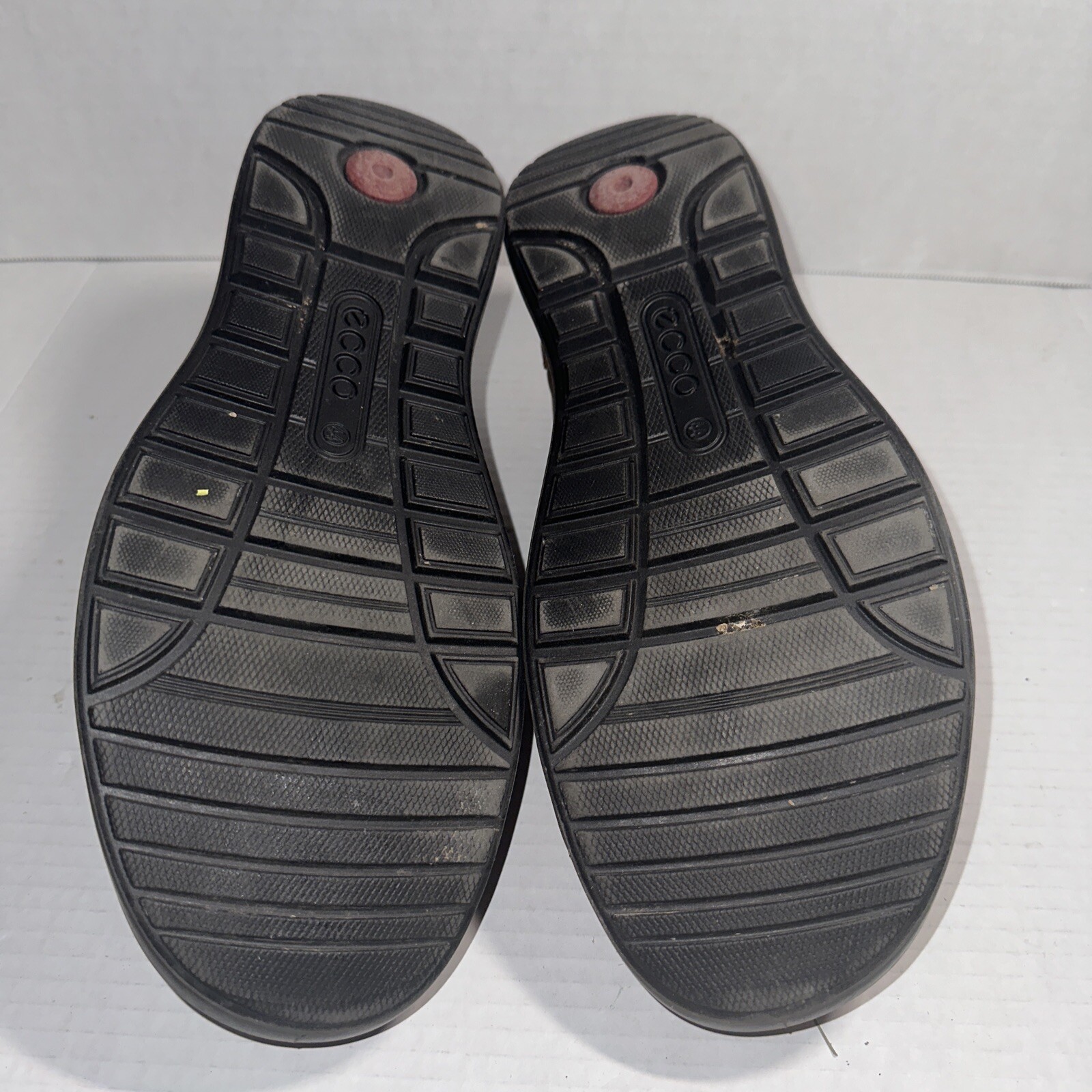 SAOLA Scarpe casual da passeggio Ecco da uomo taglia 44EU 10 US comode Oxford in pelle marrone sempre