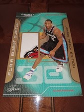 DAHNTAY JONES 03-04 FLEER BOX TOPPER GRIZZLIES LOGO BEAR PAW PATCH 8