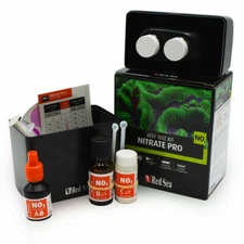 RED SEA NITRATE PRO HIGH DEFINITION COMPARATOR TEST KIT 100 TESTS SALTWATER