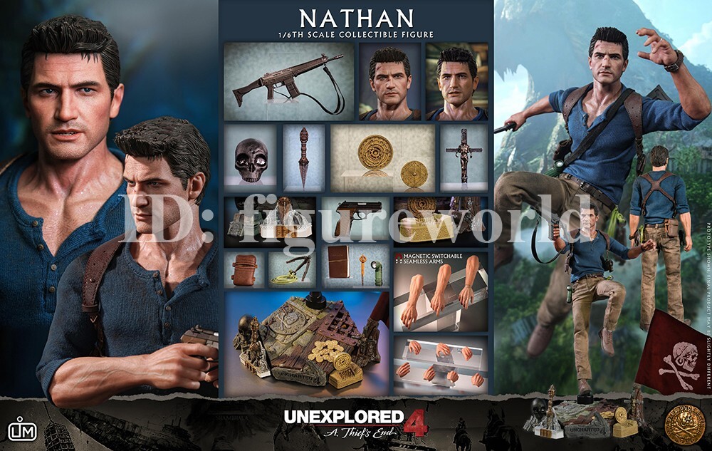 Pre-order LIMTOYS LIM012 1/6 Uncharted 4 Nathan Drake Action