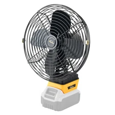 Cordless Fan Powered ForDeWALT Li-ion Battery Floor Jobsite Fan Battery Operated