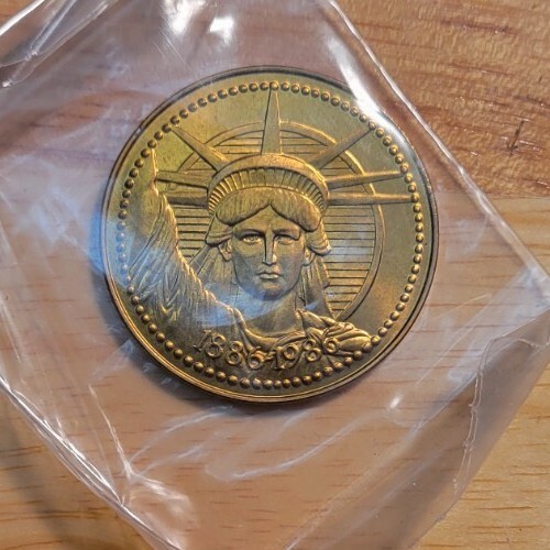 1986 Nestle Statue of Liberty Centennial Medallion 1886-1986 | eBay