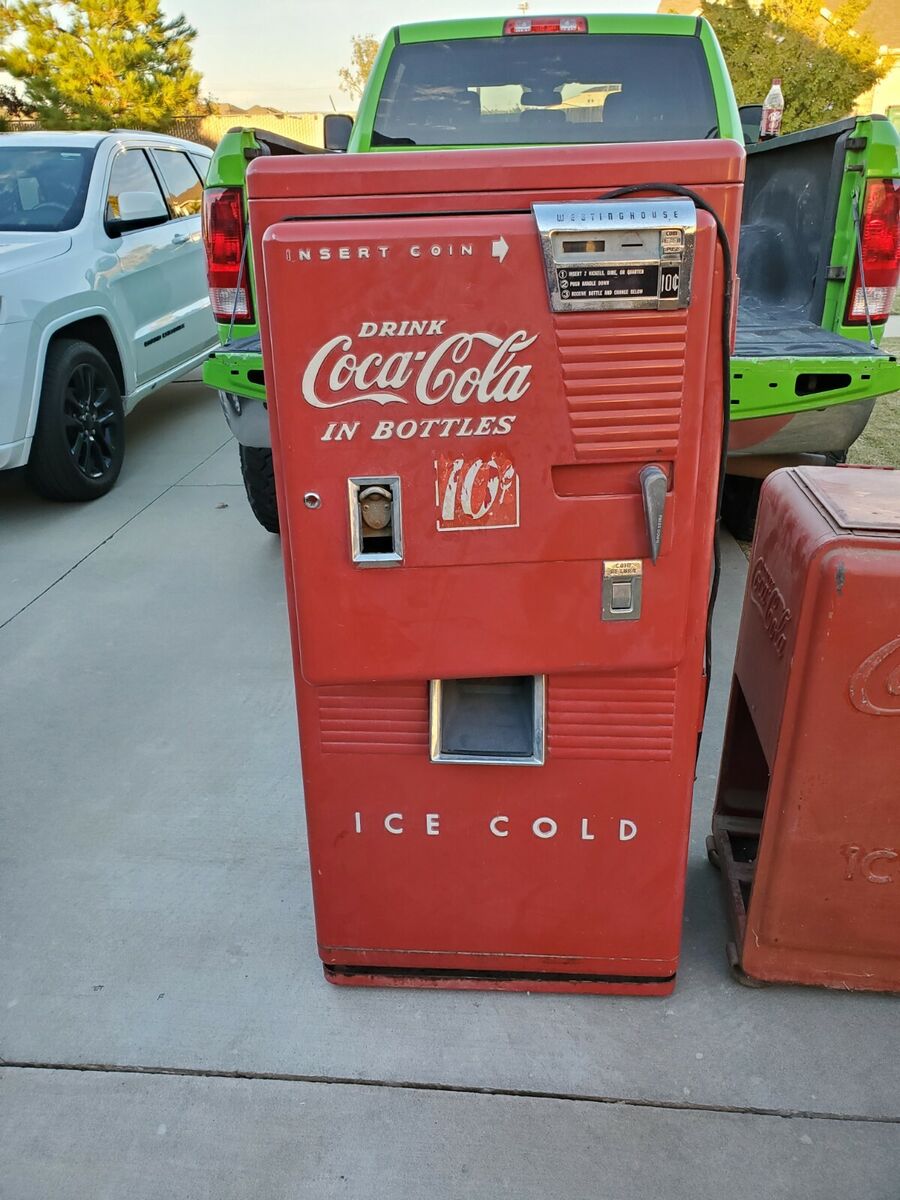 1950'S VINTAGE WESTINGHOUSE WC42T COCA COLA 10 CENTS COKE 1950'S VINTAGE WESTINGHOUSE WC42T COCA COLA 10 CENTS COKE