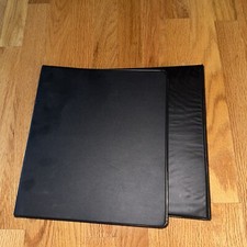 UNIVERSAL D-Ring Binder 1" Capacity 8-1/2 x 11 Black 20761