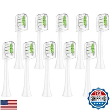 Replacement Toothbrush Heads Compatible with Philips Sonicare：10 Pack Soft Re