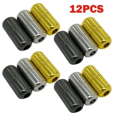 6 Pairs Smart Laces Buckle Shoe Laces Lock Metal No Tie Shoelaces Universal NEW