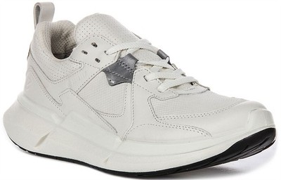 Ecco Biom 2.2 W Gore Tex Leder Trail Damen Sneaker in Weiß UK 4 - 9
