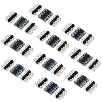 Modulo Convertidor Nivel Logico 10 PCS 4 Canales I2C IIC 3.3V a 5V Arduino