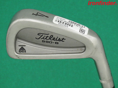 Titleist DCI 990 B single 4 iron golf club, S300 stiff flex shaft Titleist DCI 990 B single 4 iron golf club, S300 stiff flex shaft