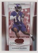 2007 Leaf Certified Materials New Generation Mirror Red /100 Aundrae Allison fm0
