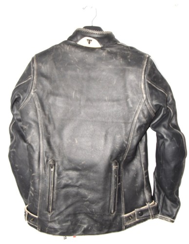 Chaqueta de cuero para motocicletas Triumph - talla pequeña - Imagen 2 de 3